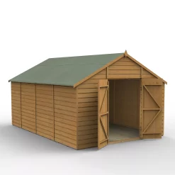 Forest Garden 10x15 Ft Apex Shiplap Wooden Shed With Floor