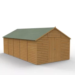 Forest Garden 10x20 Apex Dip Treated Shiplap Wooden Shed With Floor (Base Included) 13 Forest Garden 10x20 Apex Dip Treated Shiplap Wooden Shed With Floor (Base Included) -Gardens and Outdoor Stores forest garden 10x20 apex dip treated shiplap wooden shed with floor base included 5013053192979 02c