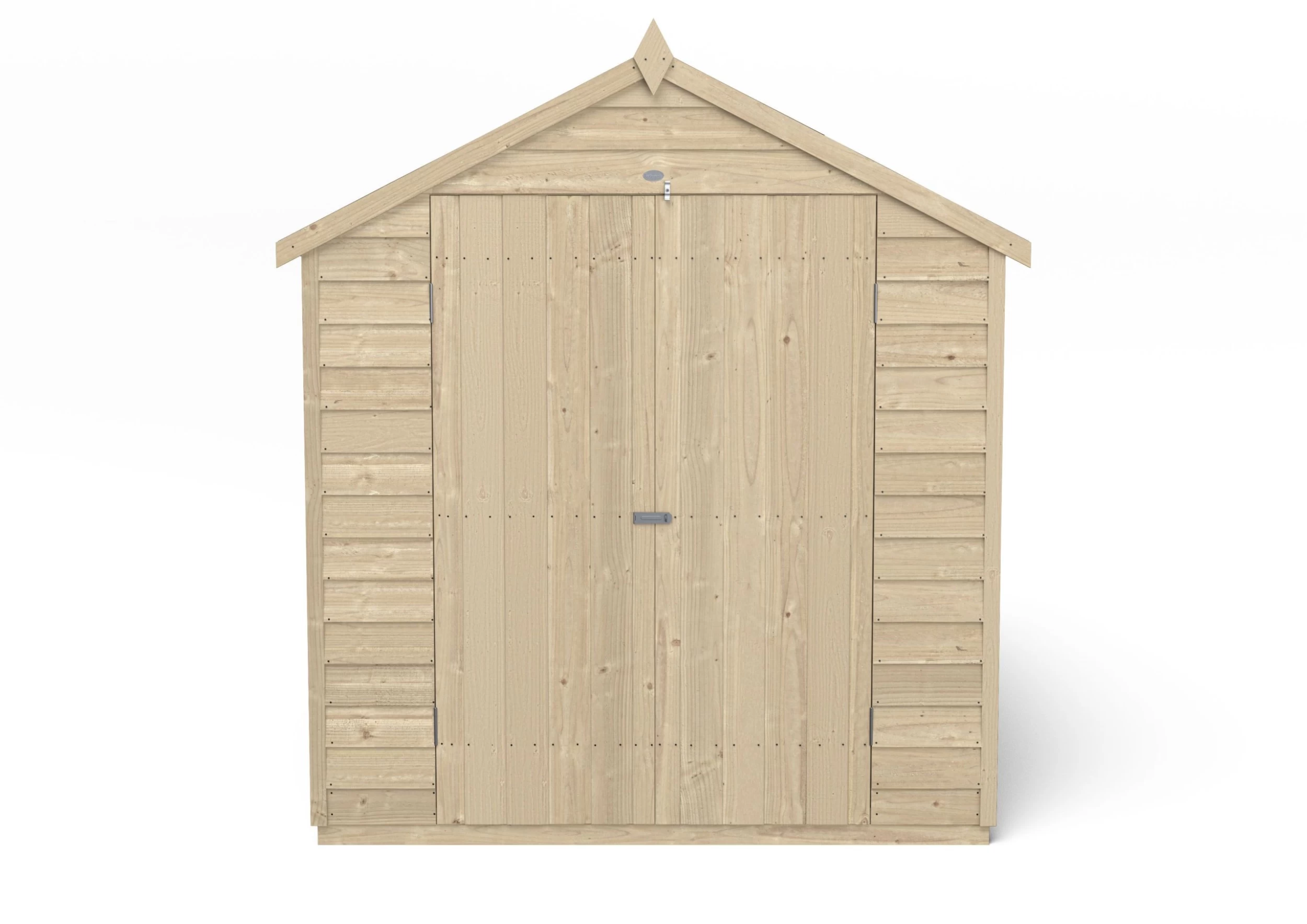 Forest Garden 10x6 Ft Apex Overlap Wooden 2 Door 4 Windows Shed With Floor - Assembly Service Included 5 Forest Garden 10x6 Ft Apex Overlap Wooden 2 Door 4 Windows Shed With Floor - Assembly Service Included - Image 3