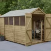 Forest Garden 10x6 Ft Apex Overlap Wooden 2 Door 4 Windows Shed With Floor 2 Forest Garden 10x6 Ft Apex Overlap Wooden 2 Door 4 Windows Shed With Floor -Gardens and Outdoor Stores forest garden 10x6 ft apex overlap wooden 2 door 4 windows shed with floor5013053177747 01i bq