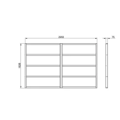 Forest Garden 10x6 Timber Shed Base (L) 183cm X (W) 295cm - Assembly Service Included -Gardens and Outdoor Stores forest garden 10x6 timber shed base l 183cm x w 295cm assembly service included5013053182222 01t bq