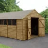 Forest Garden 20x10 Ft Apex Overlap Wooden 2 Door 8 Windows Shed With Floor -Gardens and Outdoor Stores forest garden 20x10 ft apex overlap wooden 2 door 8 windows shed with floor5013053178072 01i bq