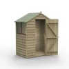 Forest Garden 5x3 Apex Pressure Treated Overlap Wooden Shed With Floor (Base Included) -Gardens and Outdoor Stores forest garden 5x3 apex pressure treated overlap wooden shed with floor base included 5013053192849 01c