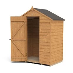 Forest Garden 5x3 Ft Apex Overlap Wooden Shed With Floor (Base Included) - Assembly Service Included -Gardens and Outdoor Stores forest garden 5x3 ft apex overlap wooden shed with floor base included assembly service included5013053177075 21c bq