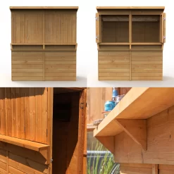 Forest Garden 6x3 Pent Dip Treated Shiplap Wooden Shed With Floor - Assembly Service Included -Gardens and Outdoor Stores forest garden 6x3 pent dip treated shiplap wooden shed with floor assembly service included5013053184073 37c