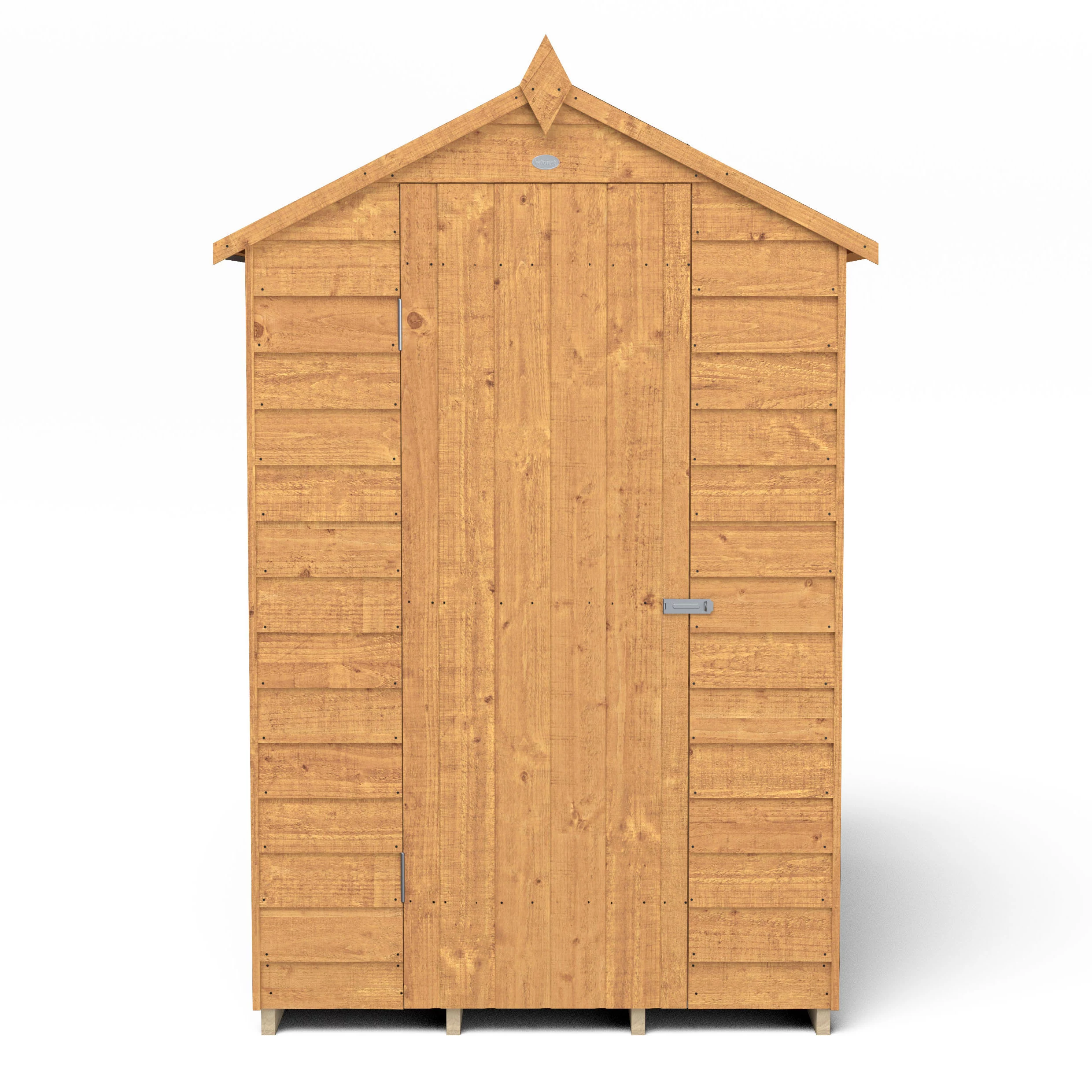 Forest Garden 6x4 Apex Dip Treated Overlap Wooden Shed With Floor - Assembly Service Included 5 Forest Garden 6x4 Apex Dip Treated Overlap Wooden Shed With Floor - Assembly Service Included - Image 3