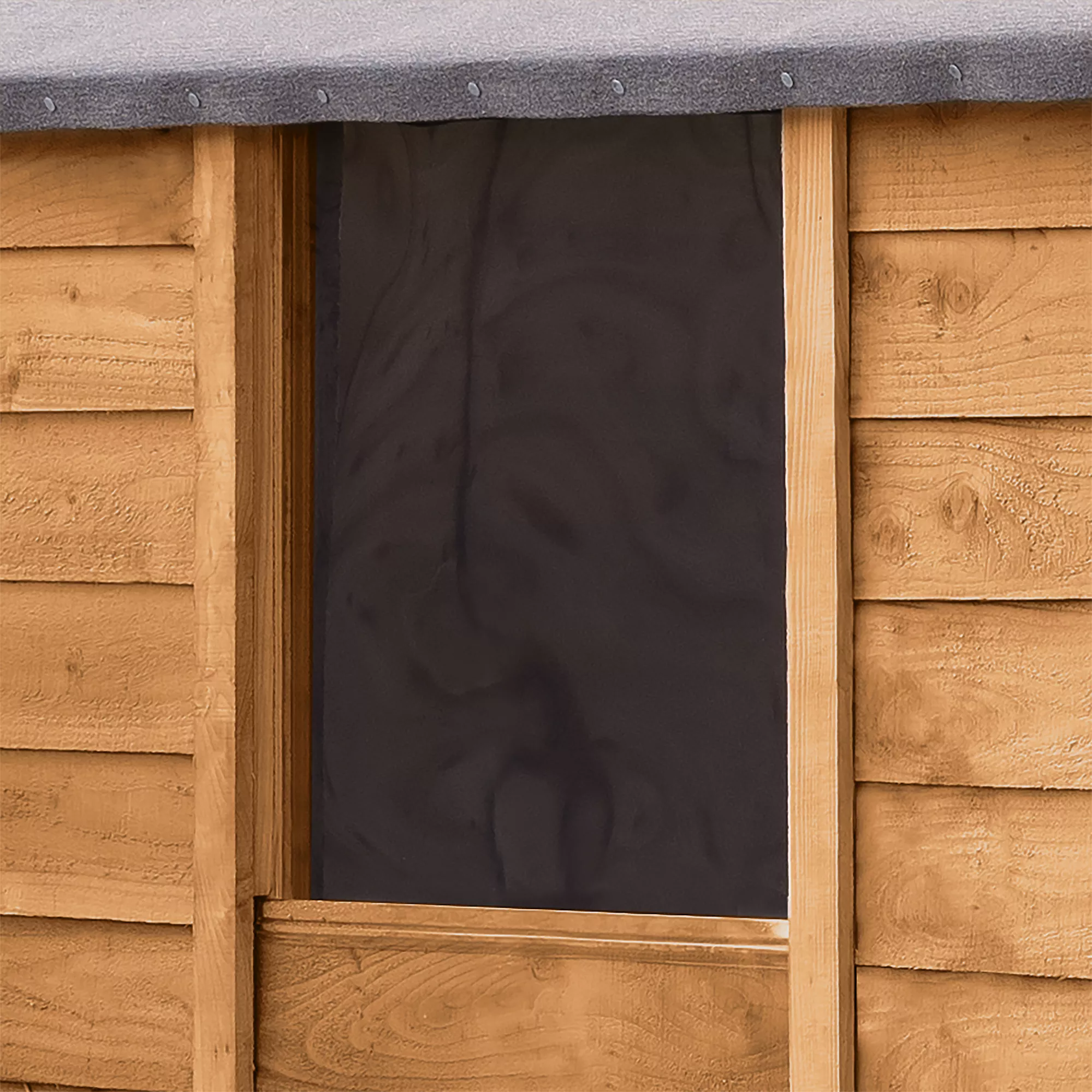 Forest Garden 6x4 Reverse Apex Dip Treated Overlap Wooden Shed With Floor 8 Forest Garden 6x4 Reverse Apex Dip Treated Overlap Wooden Shed With Floor - Image 6