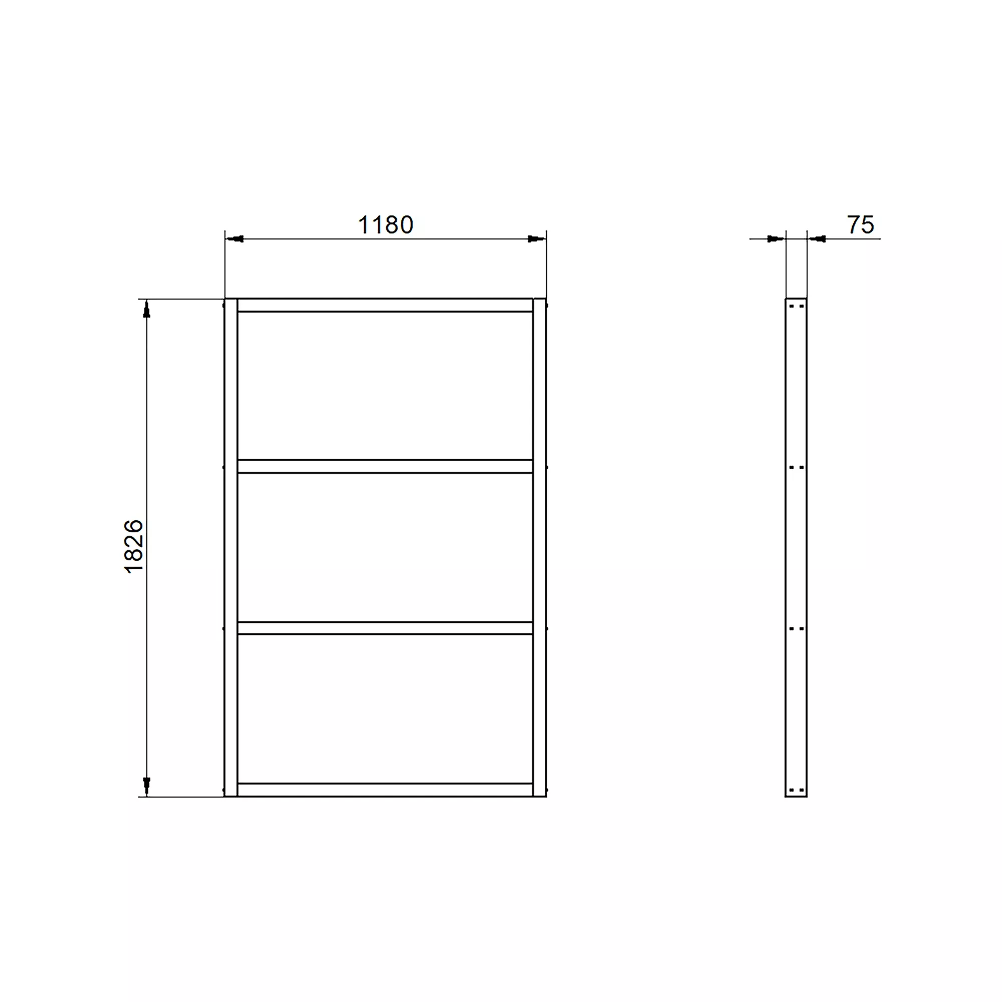 Forest Garden 6x4 Timber Shed Base (L) 118cm X (W) 0.18cm 4 Forest Garden 6x4 Timber Shed Base (L) 118cm X (W) 0.18cm - Image 2