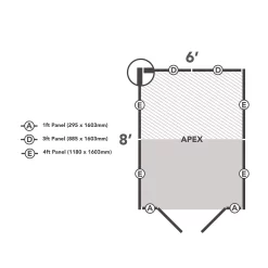 Forest Garden 6x8 Apex Dip Treated Shiplap Wooden Shed With Floor (Base Included) -Gardens and Outdoor Stores forest garden 6x8 apex dip treated shiplap wooden shed with floor base included 5013053194102 01i