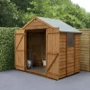 Forest Garden 7x5 Apex Dip Treated Overlap Wooden Shed With Floor