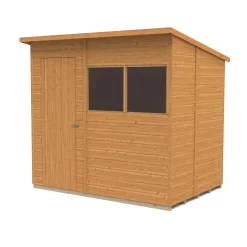 Forest Garden 7x5 Ft Pent Shiplap Wooden 2 Windows Shed With Floor - Assembly Service Included -Gardens and Outdoor Stores forest garden 7x5 ft pent shiplap wooden 2 windows shed with floor assembly service included5013053178935 02c bq