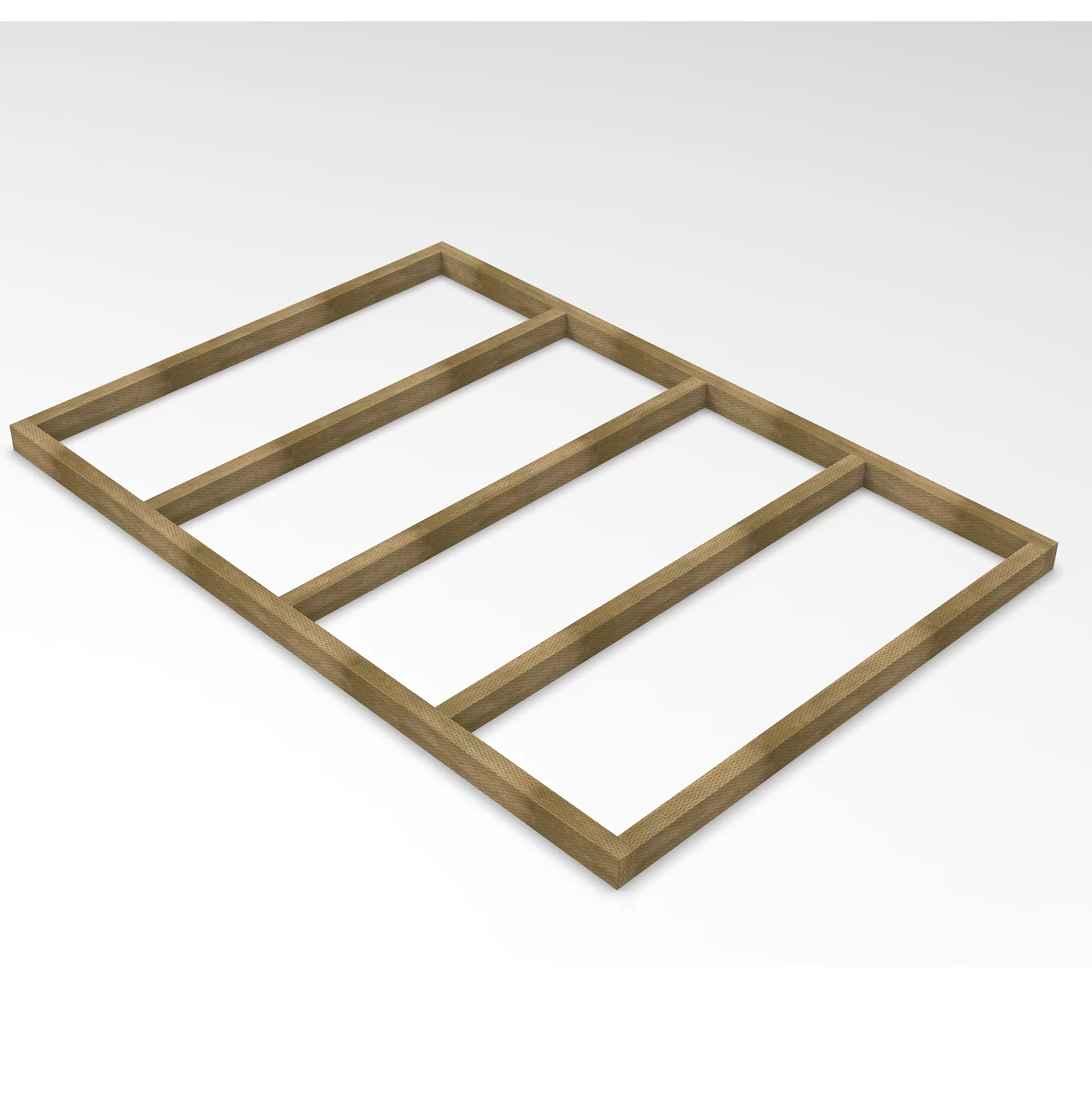 Forest Garden 7x5 Timber Shed Base (L) 147cm X (W) 0.21cm - Assembly Service Included 3 Forest Garden 7x5 Timber Shed Base (L) 147cm X (W) 0.21cm - Assembly Service Included