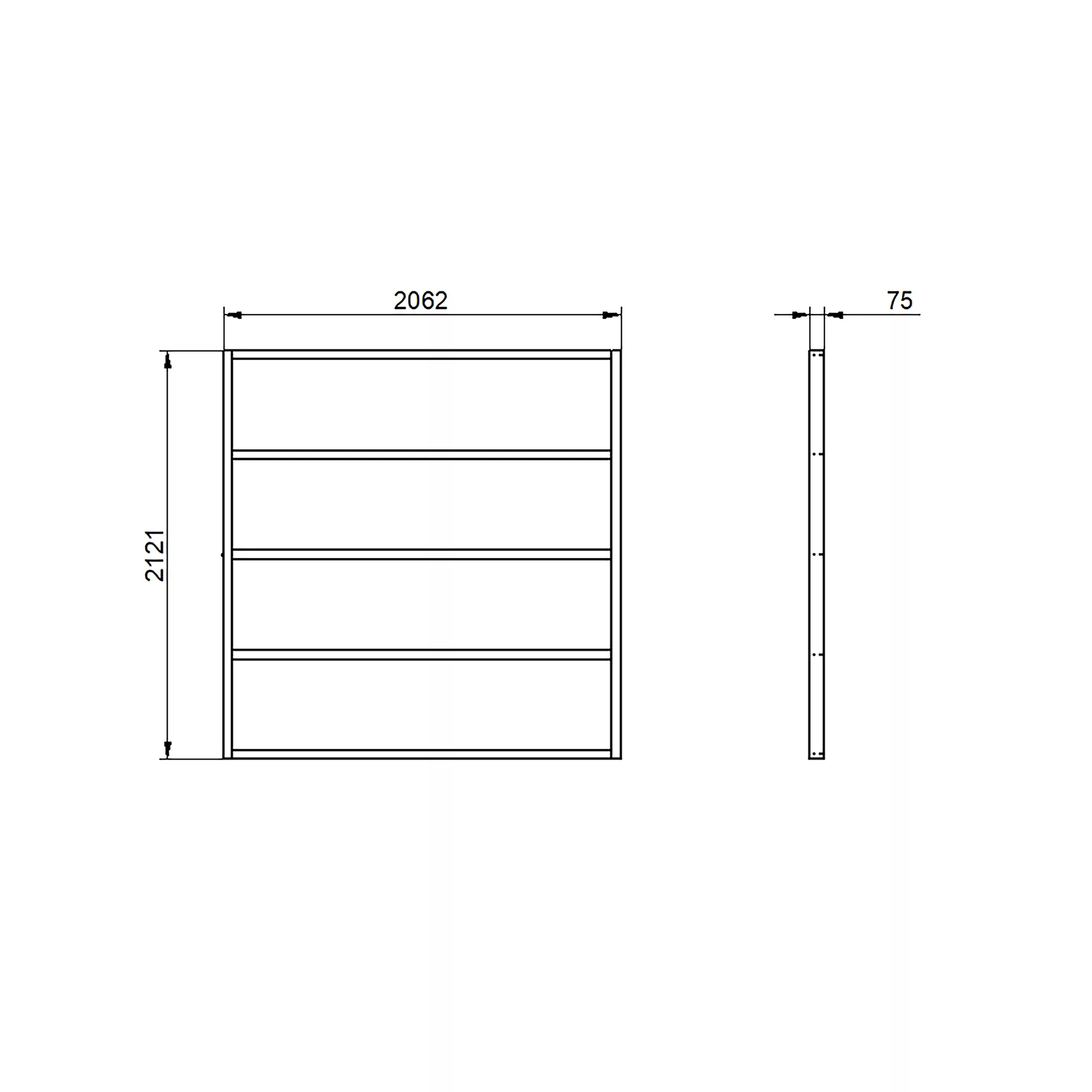 Forest Garden 7x7 Timber Shed Base (L) 206cm X (W) 0.21cm - Assembly Service Included 4 Forest Garden 7x7 Timber Shed Base (L) 206cm X (W) 0.21cm - Assembly Service Included - Image 2
