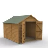 Forest Garden 8x10 Apex Dip Treated Shiplap Wooden Shed With Floor -Gardens and Outdoor Stores forest garden 8x10 apex dip treated shiplap wooden shed with floor5013053193846 01c