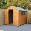 Forest Garden 8x6 Ft Apex Shiplap Wooden 2 Windows Shed With Floor (Base Included) - Assembly Service Included -Gardens and Outdoor Stores forest garden 8x6 ft apex shiplap wooden 2 windows shed with floor base included assembly service included5013053178744 05i bq