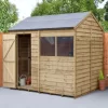 Forest Garden 8x6 Reverse Apex Pressure Treated Overlap Wooden Shed With Floor - Assembly Service Included 1 Forest Garden 8x6 Reverse Apex Pressure Treated Overlap Wooden Shed With Floor - Assembly Service Included -Gardens and Outdoor Stores forest garden 8x6 reverse apex pressure treated overlap wooden shed with floor assembly service included5013053178263 01i bq