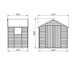 Forest Garden Delamere 7x5 Ft Apex Shiplap Wooden 2 Door Shed With Floor -Gardens and Outdoor Stores forest garden delamere 7x5 ft apex shiplap wooden 2 door shed with floor5013053182666 01t