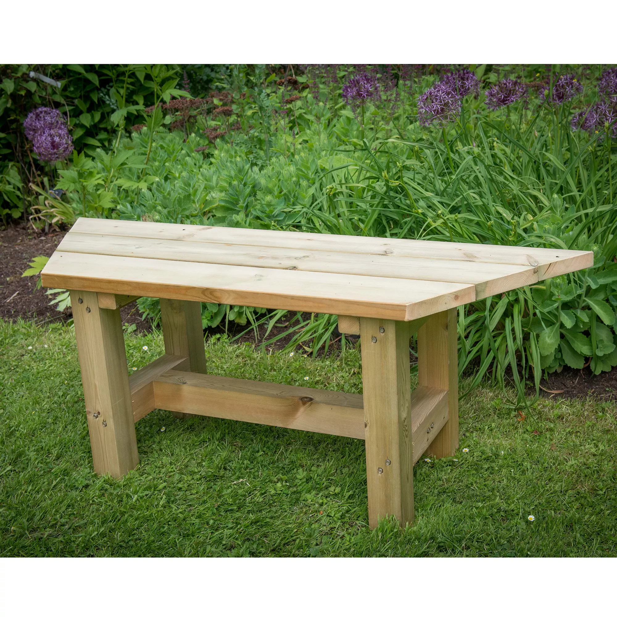 Forest Garden Furnished Hexagonal Gazebo, (W)3.78m (D)3.27m 5 Forest Garden Furnished Hexagonal Gazebo, (W)3.78m (D)3.27m - Image 3