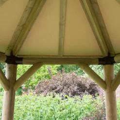 Forest Garden Furnished Hexagonal Gazebo, (W)3.78m (D)3.27m 25 Forest Garden Furnished Hexagonal Gazebo, (W)3.78m (D)3.27m -Gardens and Outdoor Stores forest garden furnished hexagonal gazebo w 3 78m d 3 27m5013053172469 08i
