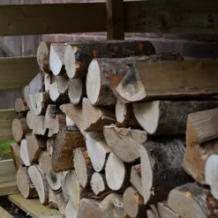 Forest Garden Large Timber 6x3 Ft Pent Log Store -Gardens and Outdoor Stores forest garden large timber 6x3 ft pent log store5013053189924 02i