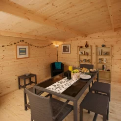 Forest Garden Mendip 5x4 Toughened Glass Pent Loglap Solid Wood Cabin With Double Door - Assembly Service Included 25 Forest Garden Mendip 5x4 Toughened Glass Pent Loglap Solid Wood Cabin With Double Door - Assembly Service Included -Gardens and Outdoor Stores forest garden mendip 5x4 toughened glass pent loglap solid wood cabin with double door assembly service included5013053181461 36c bq