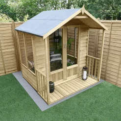 Forest Garden Oakley 6x6 Apex Overlap Solid Wood Summer House With Double Door - Assembly Service Included 9 Forest Garden Oakley 6x6 Apex Overlap Solid Wood Summer House With Double Door - Assembly Service Included -Gardens and Outdoor Stores forest garden oakley 6x6 apex overlap solid wood summer house with double door assembly service included5013053188491 02i bq