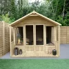 Forest Garden Oakley 8x12 Apex Overlap Solid Wood Summer House With Double Door (Base Included) 2 Forest Garden Oakley 8x12 Apex Overlap Solid Wood Summer House With Double Door (Base Included) -Gardens and Outdoor Stores forest garden oakley 8x12 apex overlap solid wood summer house with double door base included 5013053188842 01i bq