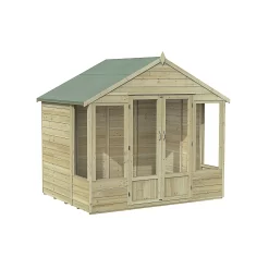 Forest Garden Oakley 8x6 Apex Overlap Solid Wood Summer House With Double Door 7 Forest Garden Oakley 8x6 Apex Overlap Solid Wood Summer House With Double Door -Gardens and Outdoor Stores forest garden oakley 8x6 apex overlap solid wood summer house with double door5013053188583 01c bq