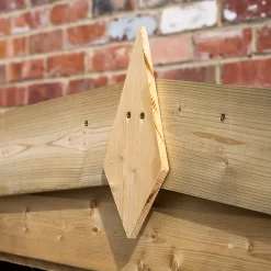 Forest Garden Overlap Timber 6x5 Ft Apex Log Store -Gardens and Outdoor Stores forest garden overlap timber 6x5 ft apex log store5013053189962 08i