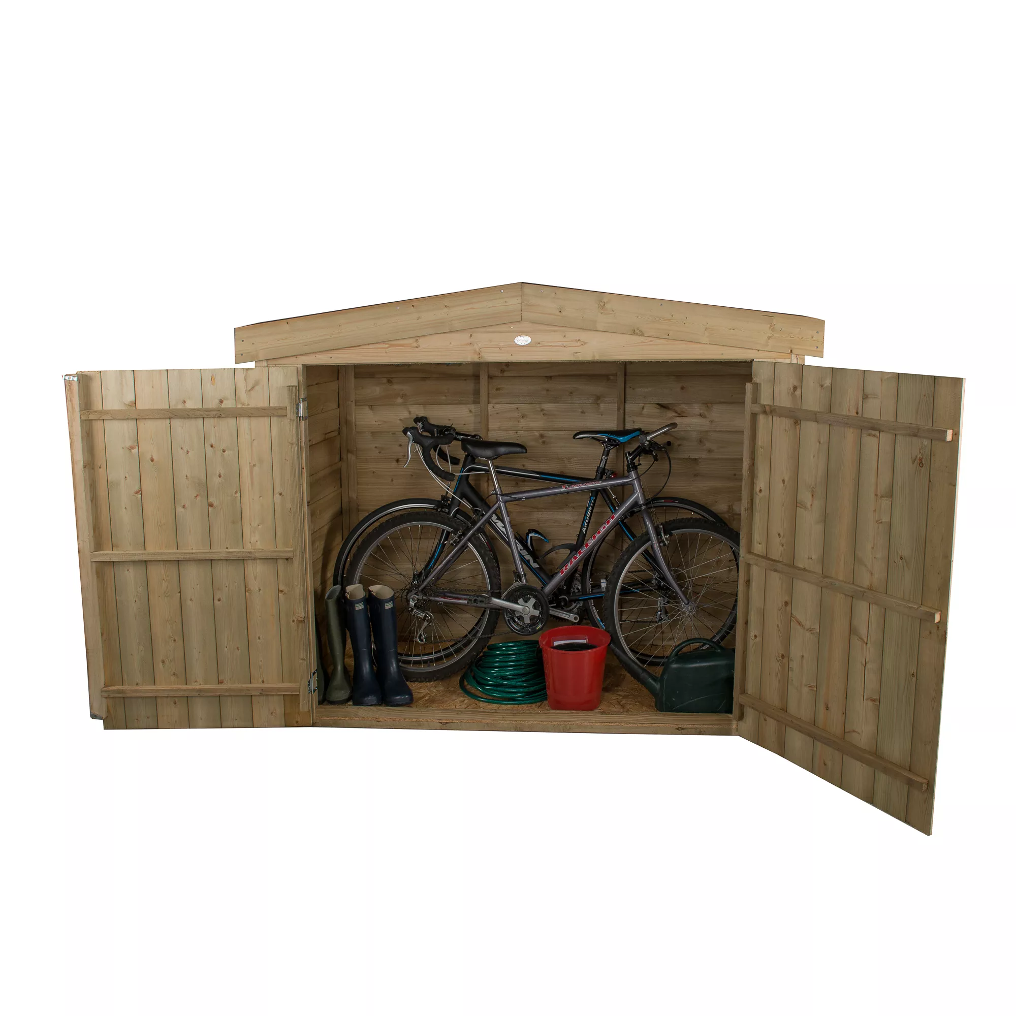 Forest Garden Overlap Wooden 6x3 Apex Garden Storage 5 Forest Garden Overlap Wooden 6x3 Apex Garden Storage - Image 3
