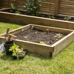 Forest Garden Rectangular Raised Bed Kit -Gardens and Outdoor Stores forest garden rectangular raised bed kit5013053182338 01i bq