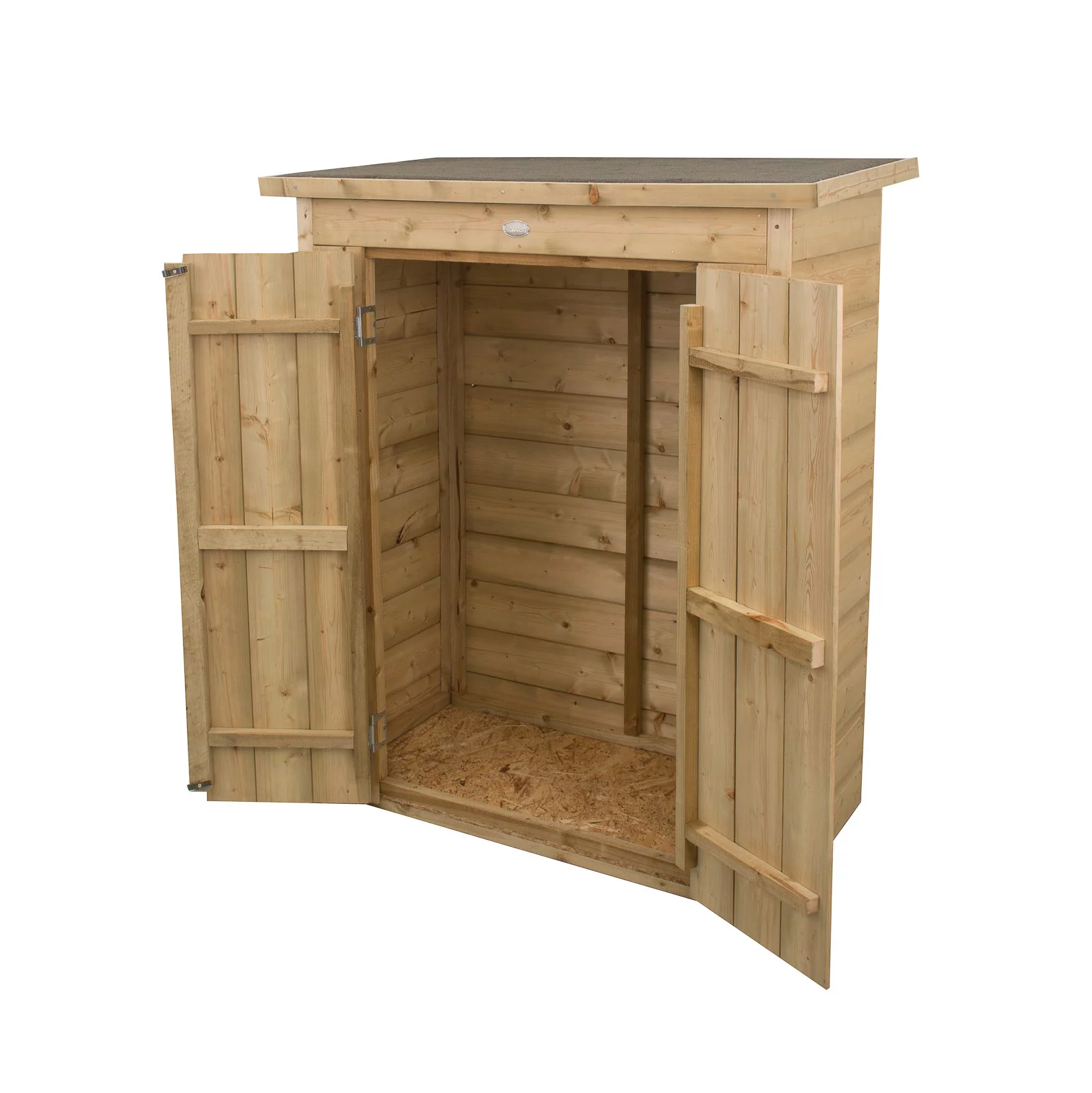 Forest Garden Shiplap Wooden 3x2 Pent Garden Storage 4 Forest Garden Shiplap Wooden 3x2 Pent Garden Storage - Image 2