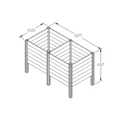 Forest Garden Slot Down Composter Extension Kit 650L 11 Forest Garden Slot Down Composter Extension Kit 650L -Gardens and Outdoor Stores forest garden slot down composter extension kit 650l5013053133545 01t