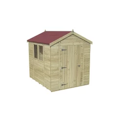 Forest Garden Timberdale 8x6 Ft Apex Tongue & Groove Wooden Shed With Floor -Gardens and Outdoor Stores forest garden timberdale 8x6 ft apex tongue groove wooden shed with floor5013053188941 01c bq