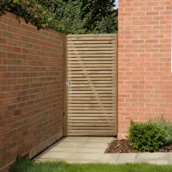 Forest Garden Wood Garden Gate, (H)1.8m (W)0.9m -Gardens and Outdoor Stores forest garden wood garden gate h 1 8m w 0 9m5013053176429 01i bq