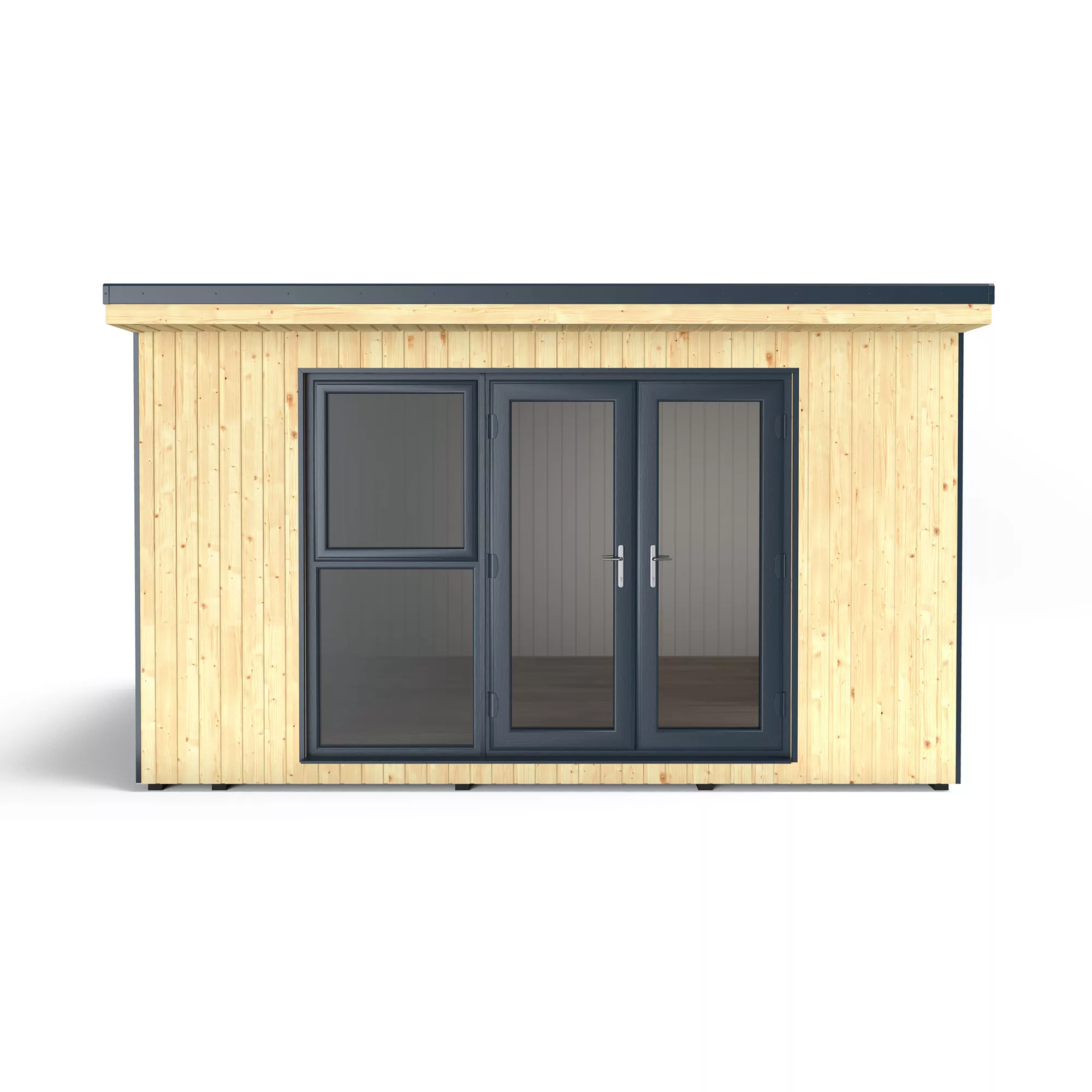 Forest Garden Xtend+ 13x11 Pent Tongue & Groove Garden Office - Assembly Service Included 6 Forest Garden Xtend+ 13x11 Pent Tongue & Groove Garden Office - Assembly Service Included - Image 4