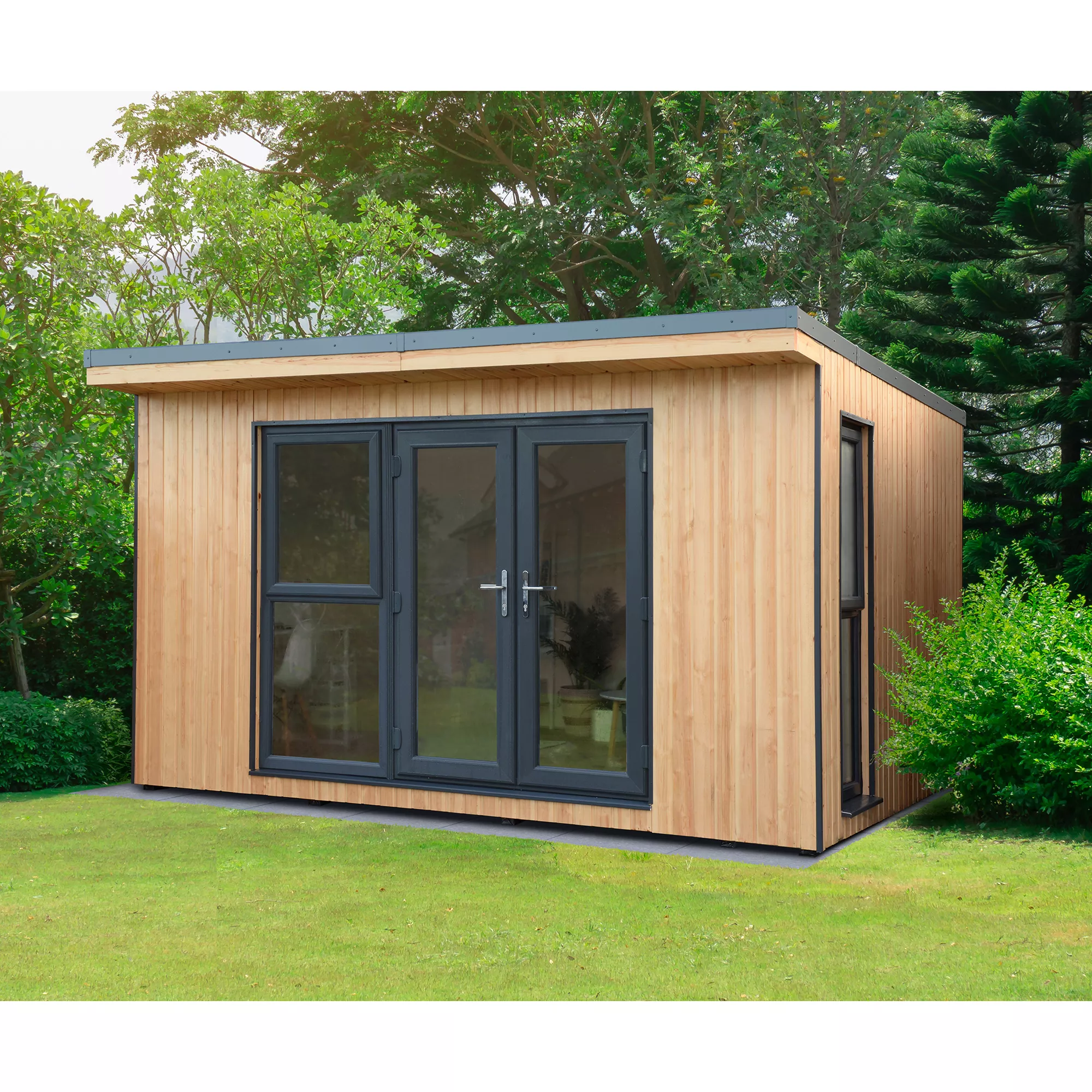 Forest Garden Xtend+ 13x11 Pent Tongue & Groove Garden Office - Assembly Service Included 3 Forest Garden Xtend+ 13x11 Pent Tongue & Groove Garden Office - Assembly Service Included