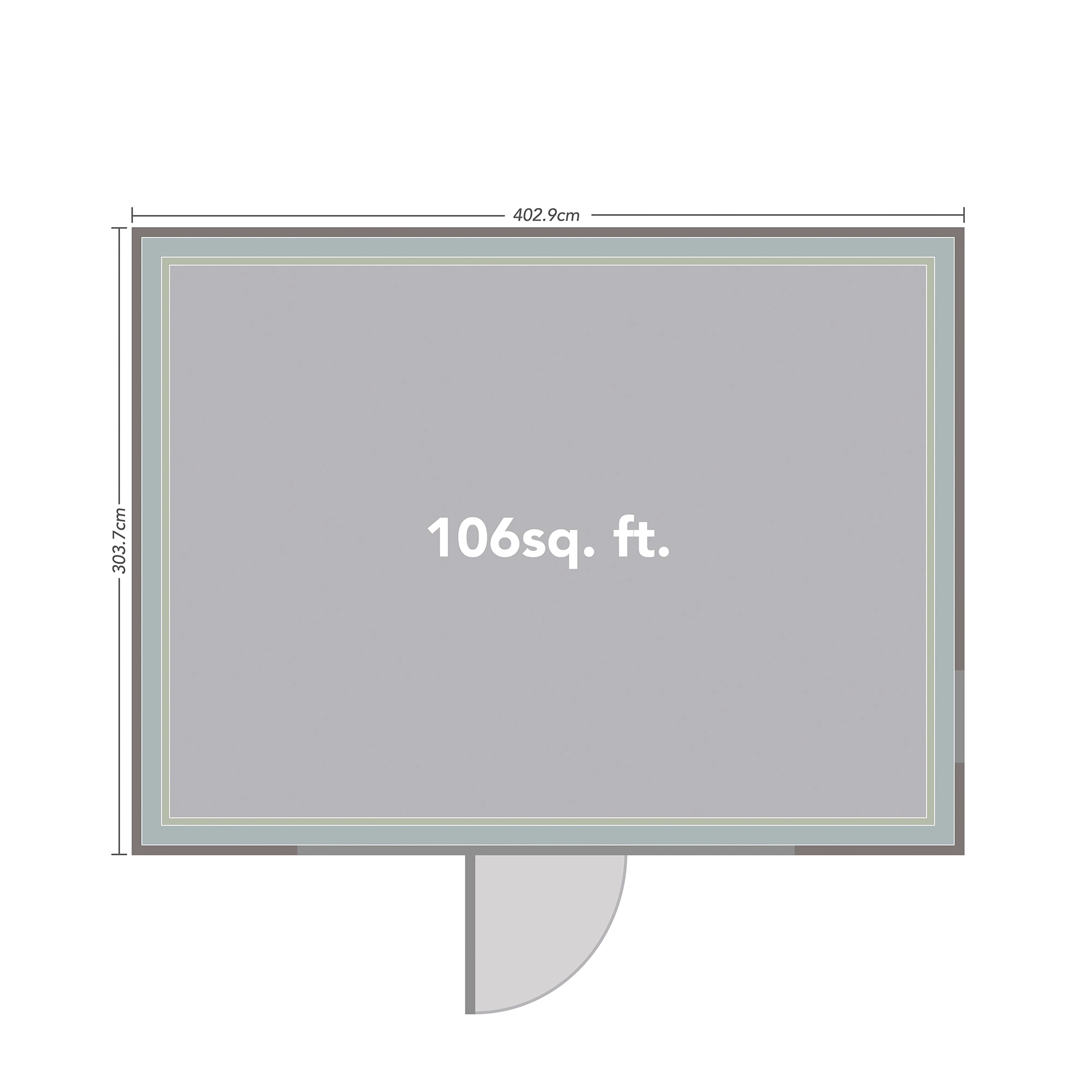 Forest Garden Xtend+ 13x11 Pent Tongue & Groove Garden Office - Assembly Service Included 19 Forest Garden Xtend+ 13x11 Pent Tongue & Groove Garden Office - Assembly Service Included - Image 17