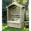 Forest Lyon Lattice Arbour, (H)2000mm (W)1560mm (D)670mm - Assembly Required 2 Forest Lyon Lattice Arbour, (H)2000mm (W)1560mm (D)670mm - Assembly Required -Gardens and Outdoor Stores forest lyon lattice arbour h 2000mm w 1560mm d 670mm assembly required5013053154694 01i