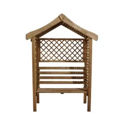 Forest Parisienne Arbour, (H)2120mm (W)1540mm (D)660mm - Assembly Required -Gardens and Outdoor Stores forest parisienne arbour h 2120mm w 1540mm d 660mm assembly required5013053135952 02c bq