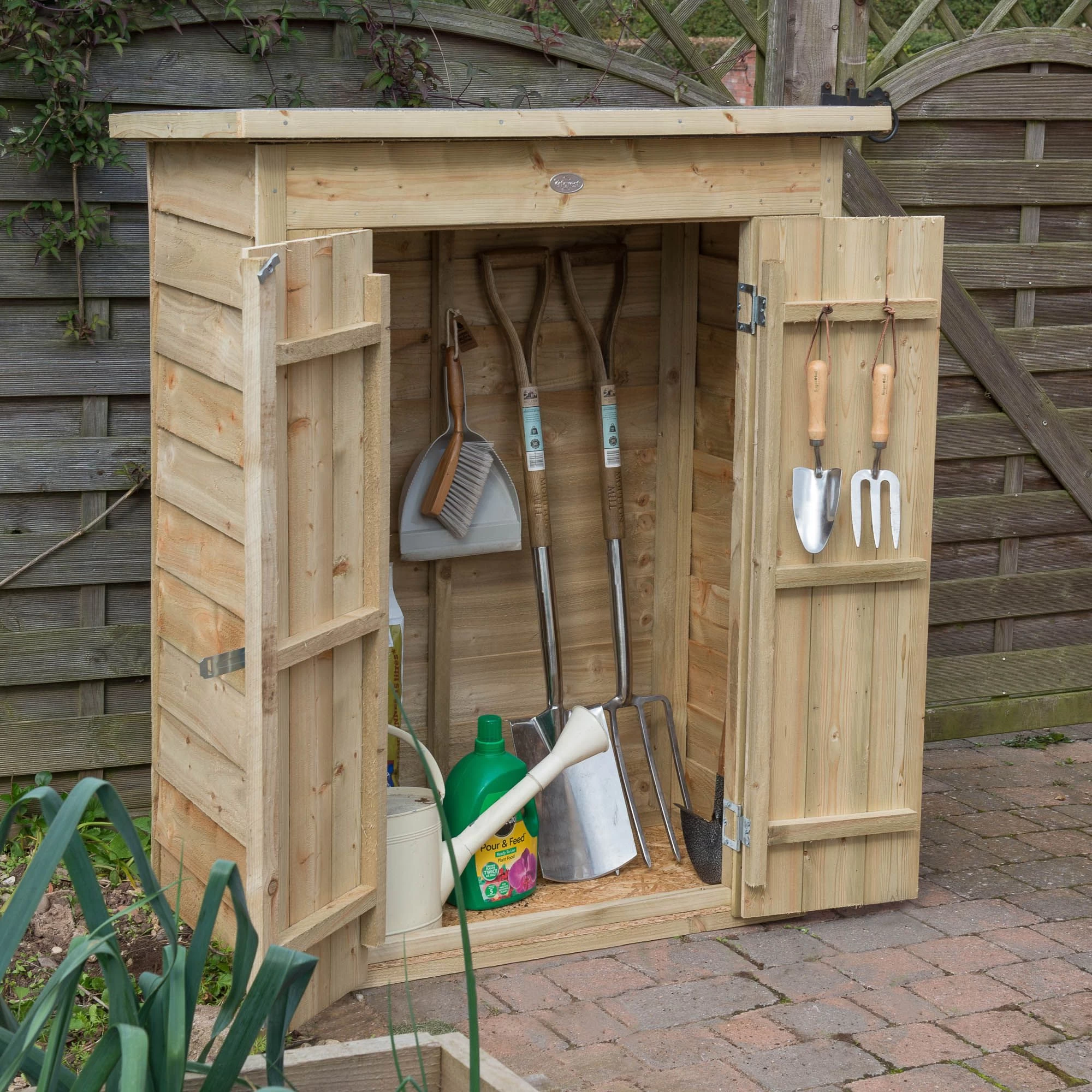 Forest Tongue & Groove 3.5x2 Pent Garden Storage 600L 3 Forest Tongue & Groove 3.5x2 Pent Garden Storage 600L