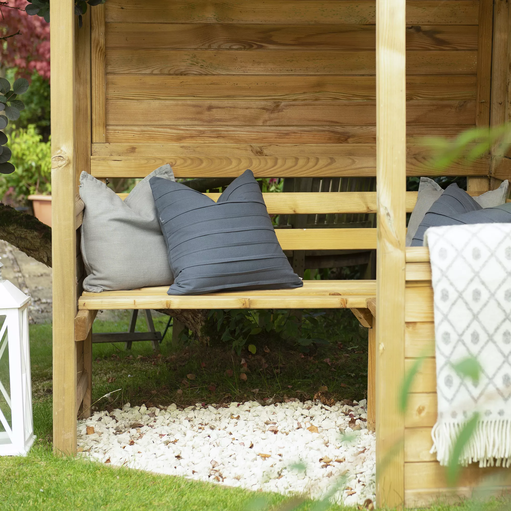 Forest Venetian Corner Arbour, (H)2500mm (W)2330mm (D)1610mm - Assembly Required 7 Forest Venetian Corner Arbour, (H)2500mm (W)2330mm (D)1610mm - Assembly Required - Image 5