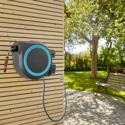 Gardena Rollup XL Wall-mounted Auto Hose Pipe Set (L)35m -Gardens and Outdoor Stores gardena rollup xl wall mounted auto hose pipe set l 35m4078500052061 03i bq