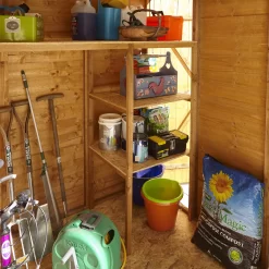 GoodHome Clapperton 8x6 Pent Dip Treated Shiplap Shed With Floor -Gardens and Outdoor Stores goodhome clapperton 8x6 pent dip treated shiplap shed with floor5059340270173 11i