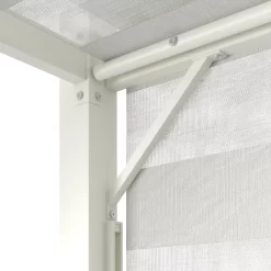 GoodHome Formentera White Square Gazebo, (W)3m (D)3m - Assembly Required -Gardens and Outdoor Stores goodhome formentera white square gazebo w 3m d 3m assembly required5059340353203 37c