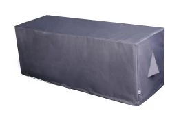 GoodHome Hamilton Steel Grey Rectangular Bench Cover 123cm(L) 46cm(H) 41cm(W)