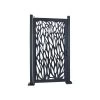 GoodHome Neva Aluminium Leaf Gate, (H)1.7m (W)0.93m 1 GoodHome Neva Aluminium Leaf Gate, (H)1.7m (W)0.93m -Gardens and Outdoor Stores goodhome neva aluminium leaf gate h 1 7m w 0 93m3663602759898 02c