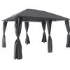 GoodHome Shamal Steel Grey Rectangular Gazebo, (W)2.96m (D)3.96m - Assembly Required 2 GoodHome Shamal Steel Grey Rectangular Gazebo, (W)2.96m (D)3.96m - Assembly Required -Gardens and Outdoor Stores goodhome shamal steel grey rectangular gazebo w 2 96m d 3 96m assembly required5059340125466 01c
