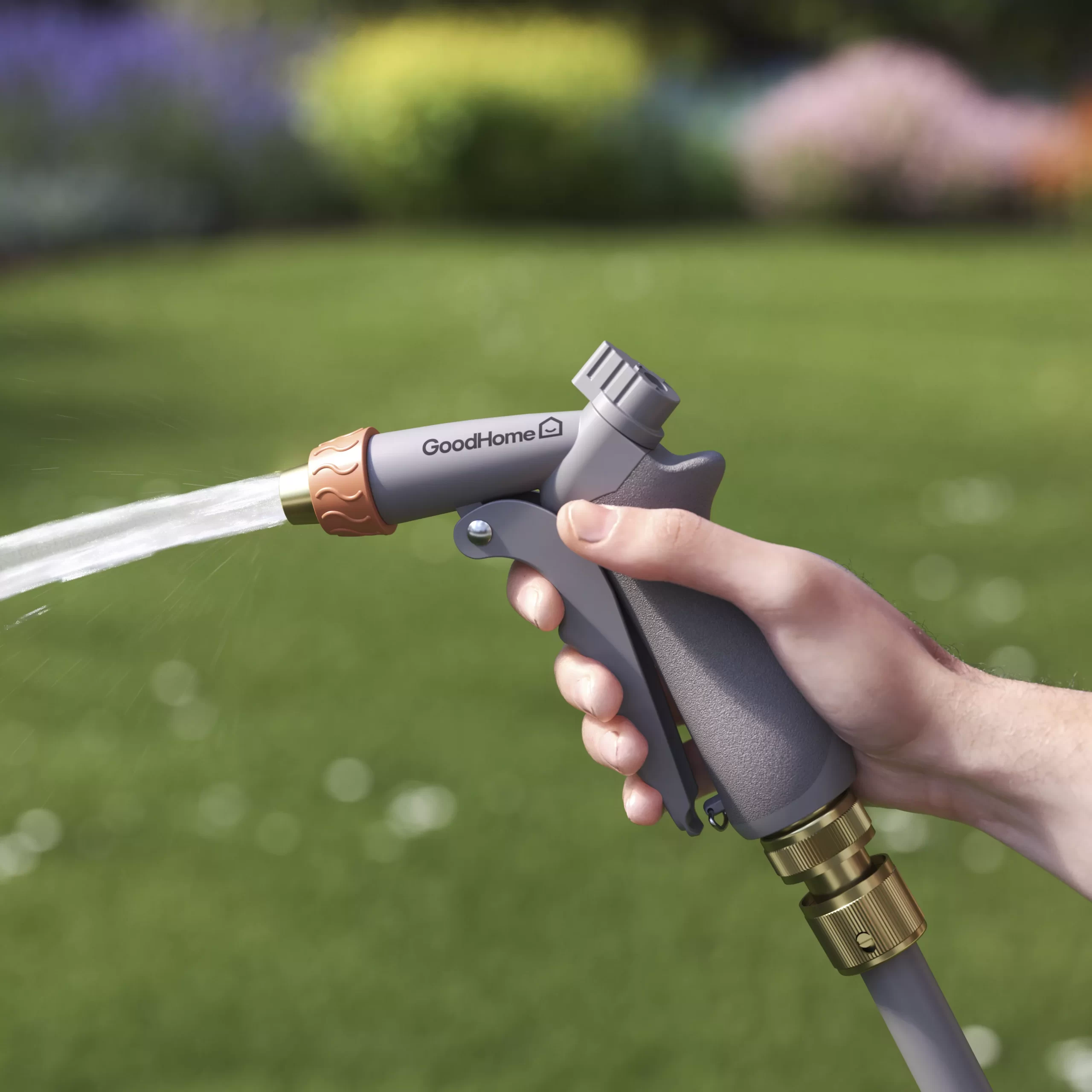 GoodHome Watering 2 Function Hose Spray Gun 4 GoodHome Watering 2 Function Hose Spray Gun - Image 2