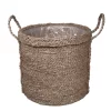 GoodHome Witoto Natural Seagrass Round Plant Pot (Dia)41cm -Gardens and Outdoor Stores goodhome witoto natural seagrass round plant pot dia 41cm5059340327372 02c